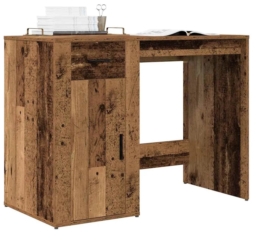 Γραφείο Παλιό Ξύλο 100x49x75 εκ. από Μοριοσανίδα