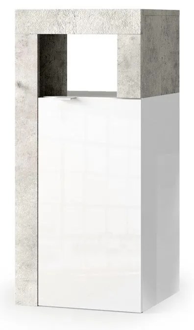 ΝΤΟΥΛΑΠΙ ΜΠΑΝΙΟΥ ΛΕΥΚΟ / ΚΑΦΕ 35x35x78