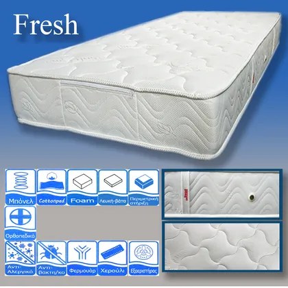 SweetDreams Στρώμα Ύπνου Διπλό Ορθοπεδικό Sleepdream Fresh 140x200 (131-140) BEST-12300043