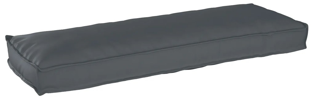 vidaXL Μαξιλάρι Παλέτας για Πάγκο Ανθρακί 120x40x8 εκ. Υφασμάτινος