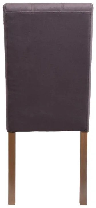 Καρέκλα Τραπεζαρίας Τ-12 Domenic Fylliana Καφέ με Grey Oak πόδια 45x45x90εκ. 2αδα 45x45x90 εκ.