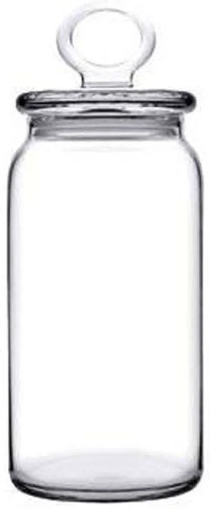 Βάζο Αποθήκευσης Kitchen SP96761G1 Φ8x18cm 1130ml Clear Espiel Glass