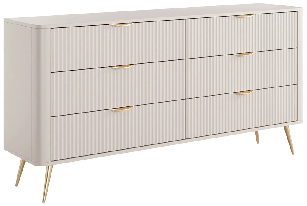 Σιφονιέρα Kingston AC102, Beige, 82x164x38cm