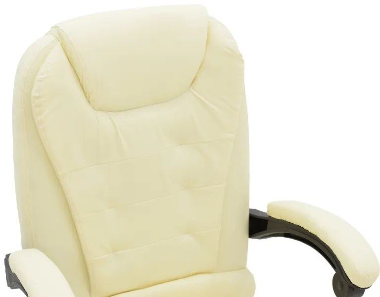 Καρέκλα γραφείου διευθυντή Kardi pakoworld μπεζ pu 66x64x117εκ