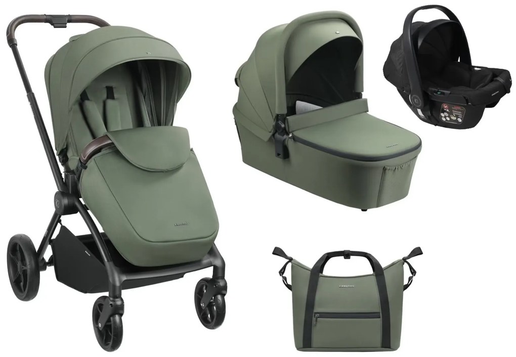 ΚΙΚΚΑ ΒΟΟ ΠΟΛΥΚΑΡΟΤΣΙ 3 ΣΕ 1 KARA 2025 ARMY GREEN ΜΕ ΚΑΘΙΣΜΑ ΑΥΤΟΚΙΝΗΤΟΥ i-Prime 31001020166-3