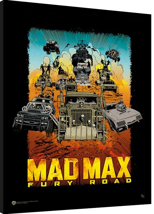 Κορνιζαρισμένη αφίσα Mad Max: Fury Road - Warner 100th