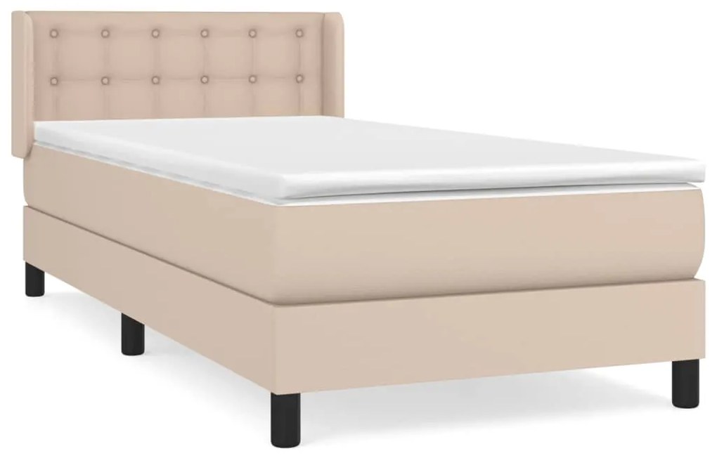 ΚΡΕΒΑΤΙ BOXSPRING ΜΕ ΣΤΡΩΜΑ ΚΑΠΟΥΤΣΙΝΟ 100X200ΕΚ.ΑΠΟ ΣΥΝΘ.ΔΕΡΜΑ 3130768