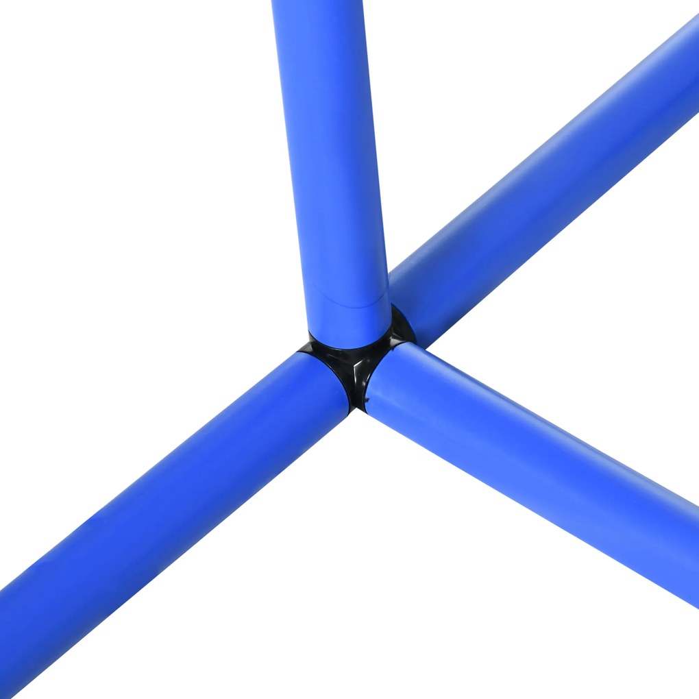 PawHut Σετ Agility για σκύλους, εκπαίδευση σκύλων, 4 τόξα, για αρχάριους, με τσάντα μεταφοράς, μπλε+πορτοκαλί, 88 x 64 x 95cm