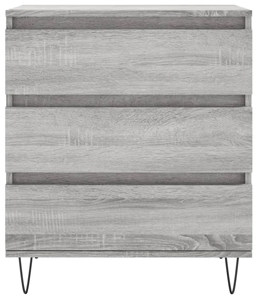vidaXL Ντουλάπι Γκρι Sonoma 60x35x70 εκ. από Επεξεργασμένο Ξύλο