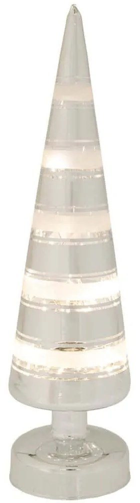 Διακοσμητικό Δεντράκι Με Φως Led 90928 9x9x35cm Silver-White