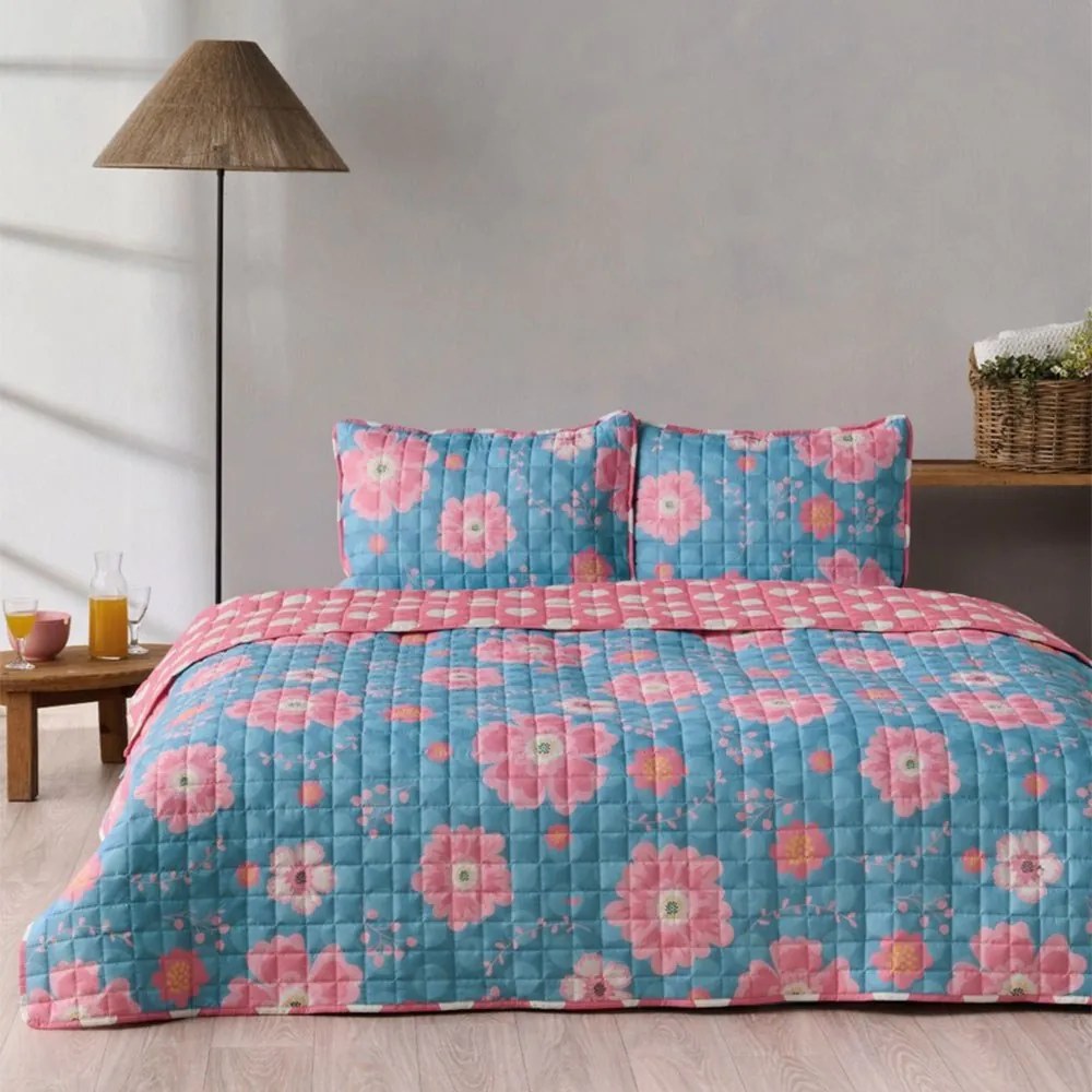 Μαξιλαροθήκες Agnes (Σετ 2τμχ) Pink-Ciel Kentia 52X72 Microfiber-Polyester