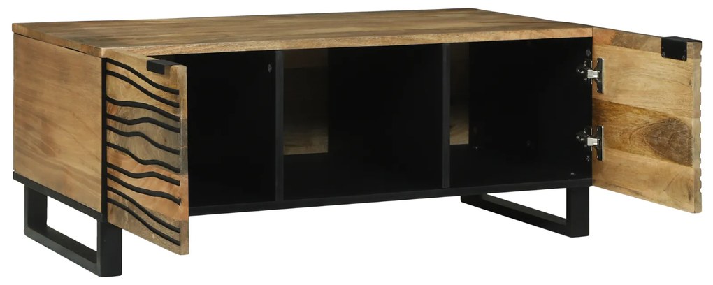 vidaXL Τραπεζάκι σαλονιού 100x54x40 εκ - Μασίφ ξύλο μάνγκο