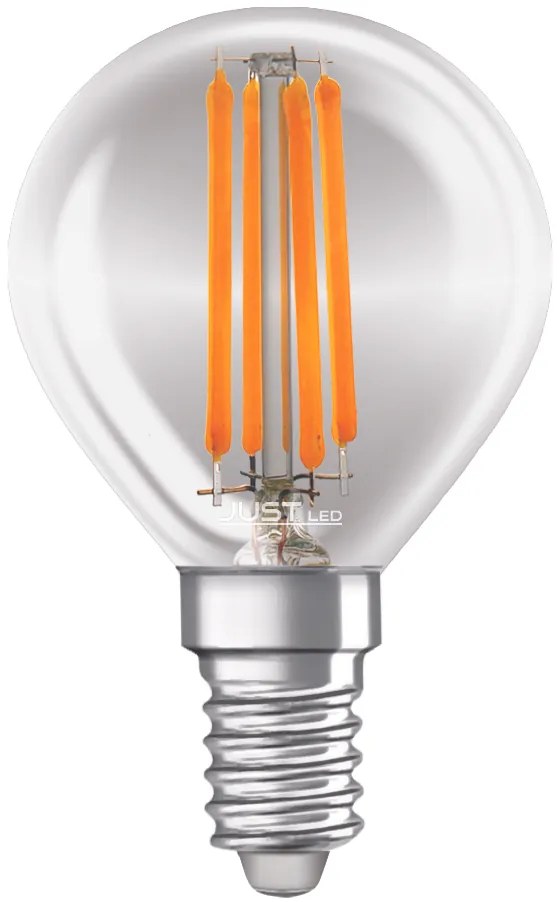 JUST LED JUSTLed-LED Filament Ε14/G45/6W/3000K/660Lm (B144506101)