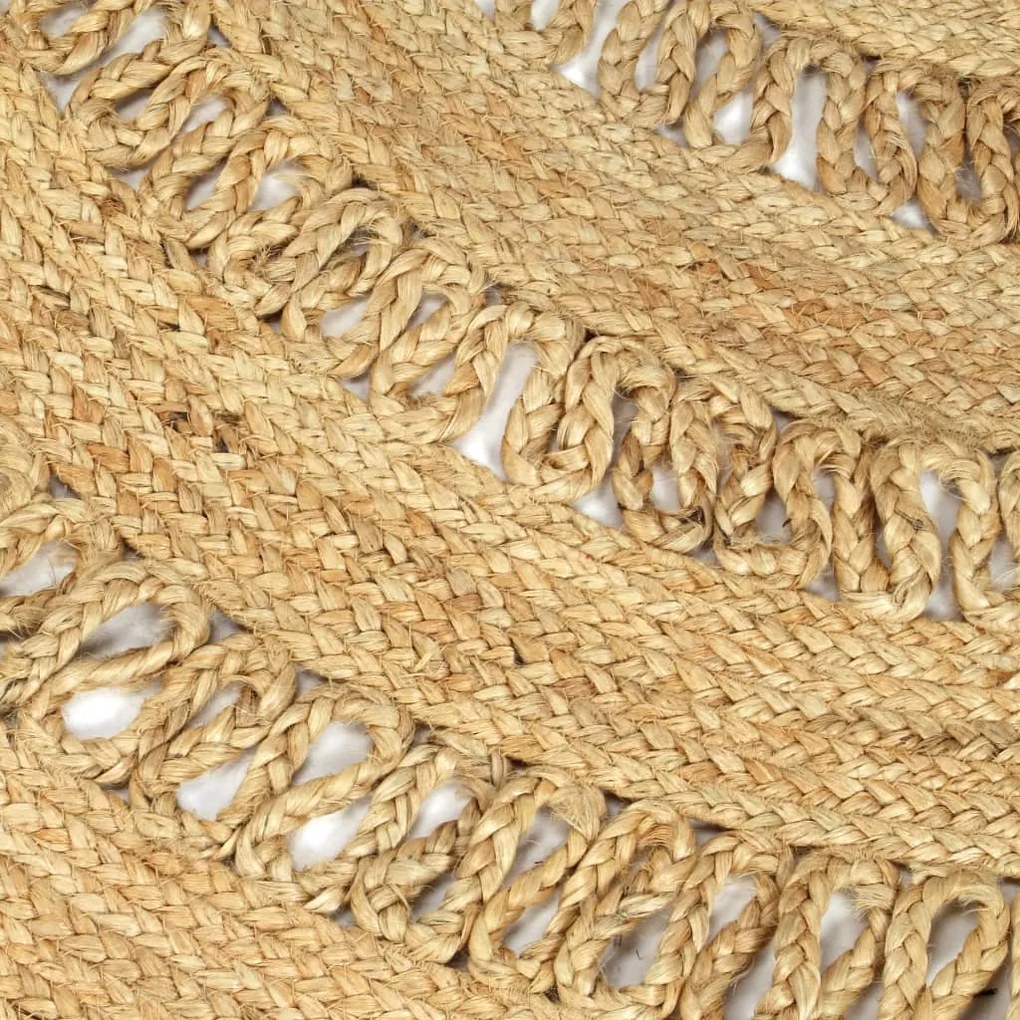 vidaXL Χαλί Χειροποίητο Πλεκτό 120 εκ. από Γιούτα