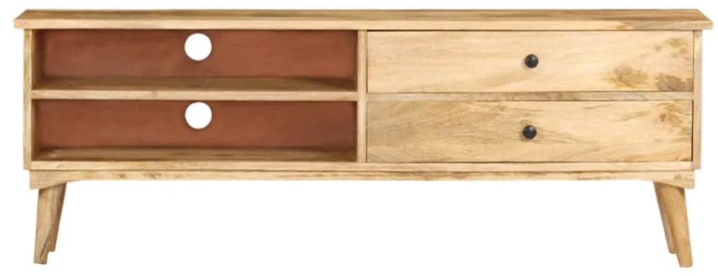 vidaXL Έπιπλο Τηλεόρασης 140 x 30 x 50 εκ. από Μασίφ Ξύλο Μάνγκο