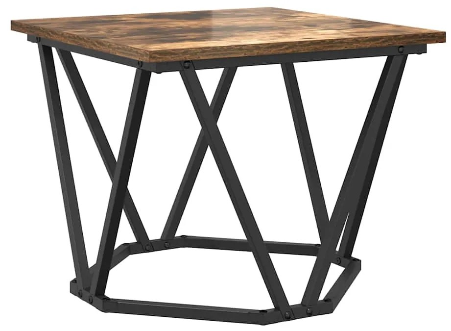 vidaXL Τραπεζάκι σαλονιού 3 pcs Καπνιστή δρυς 50 x 50 x 40 cm