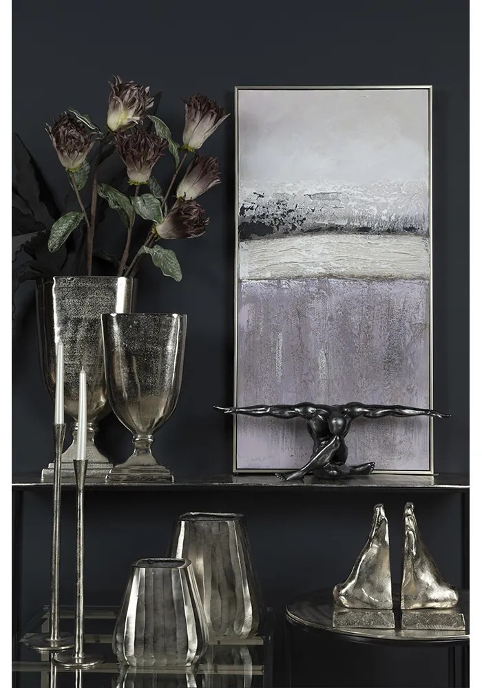 STELLA ΚΗΡΟΠΗΓΙΟ ΑΛΟΥΜΙΝΙΟ ΑΣΗΜΙ D13xH48cm - 017603 - 017603