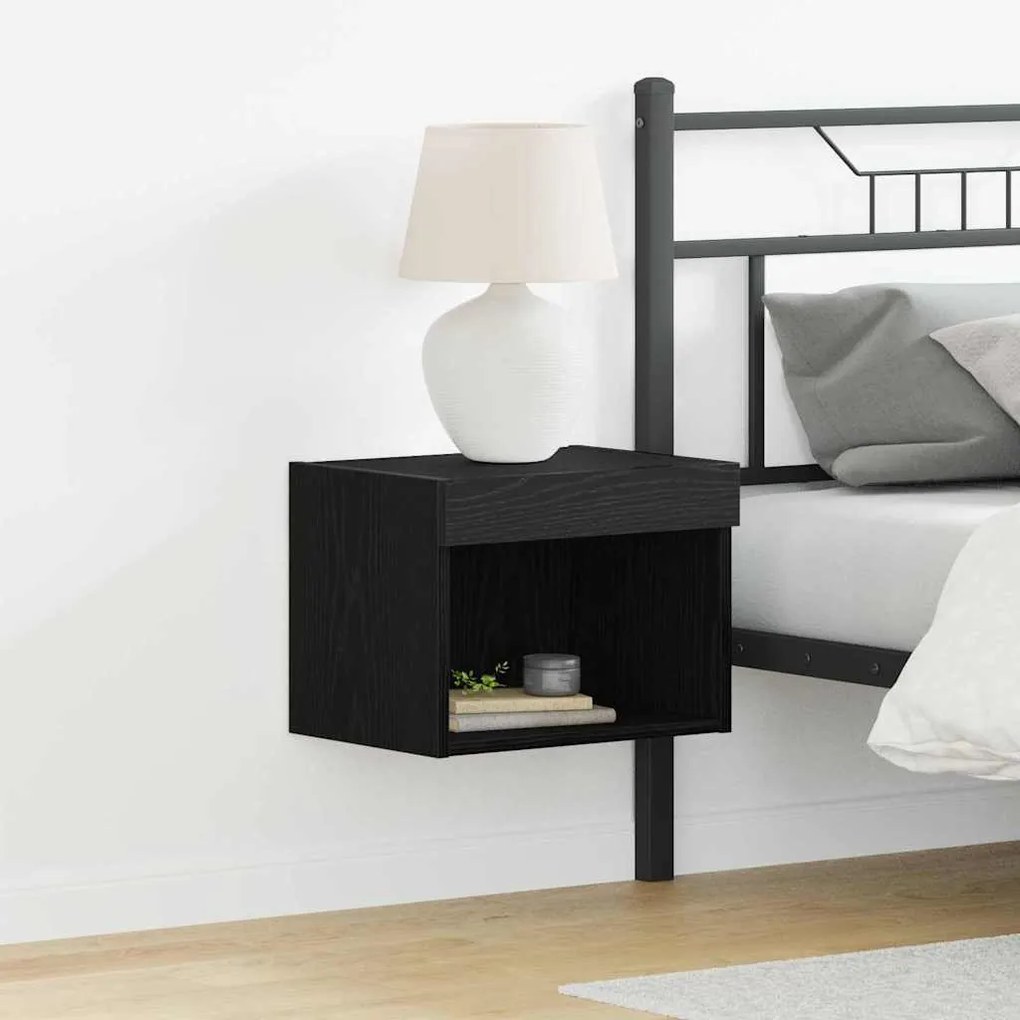 vidaXL Ντουλάπι TV Μαύρη δρυς 40 x 30 x 30 εκ Επεξεργασμένο ξύλο