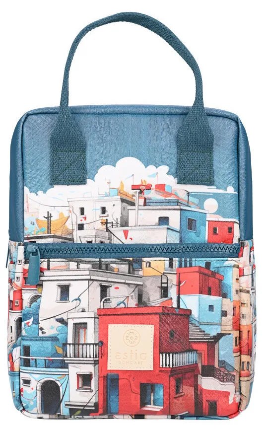 Τσάντα Φαγητού Ισοθερμική PVC Leather Urban Mythos Save The Aegean Estia 7lt-20x14x27εκ. 01-22587
