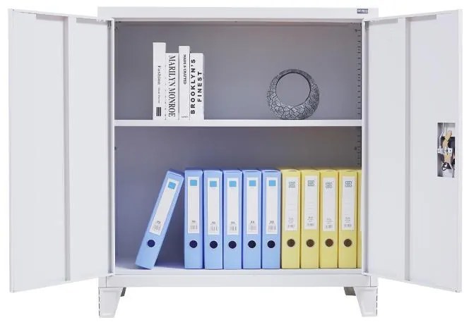 Ντουλάπα Durango Fylliana Μεταλλική Λευκό 90x40x100 εκ. 90x40x100 εκ.