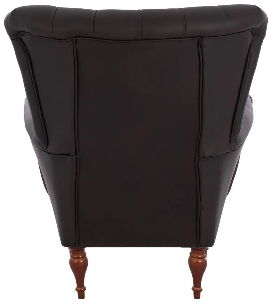 ΠΟΛΥΘΡΟΝΑ ΜΠΕΡΖΕΡΑ Τ. CHESTERFIELD ΣΕ ΧΡΩΜΑ ΚΑΦΕ  87x88x100 εκ. 87x88x100 εκ.