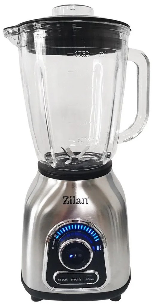 Zilan Μπλέντερ με γυάλινη κανάτα 1,75L 1400W ZLN5596