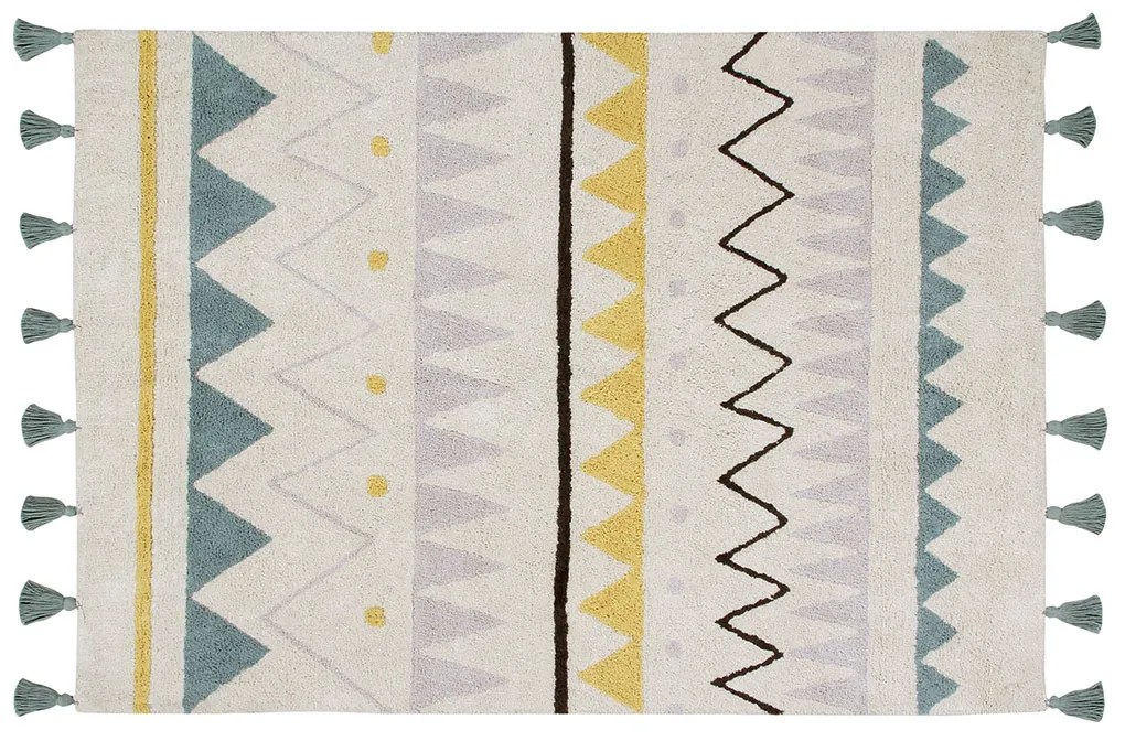 Χαλί All Season (140x200) Lorena Canals Azteca Natural-Vintage Blue