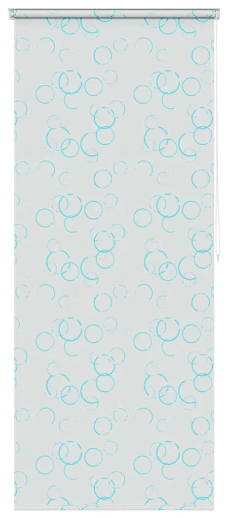 vidaXL Κουρτίνα Μπάνιου Ρολό Σχέδιο Φυσαλίδες 80 x 240 εκ.