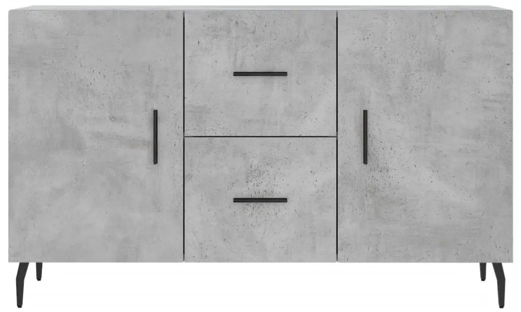 vidaXL Ντουλάπι Γκρι Σκυροδέματος 100 x 36 x 60 εκ. Επεξεργασμένο Ξύλο