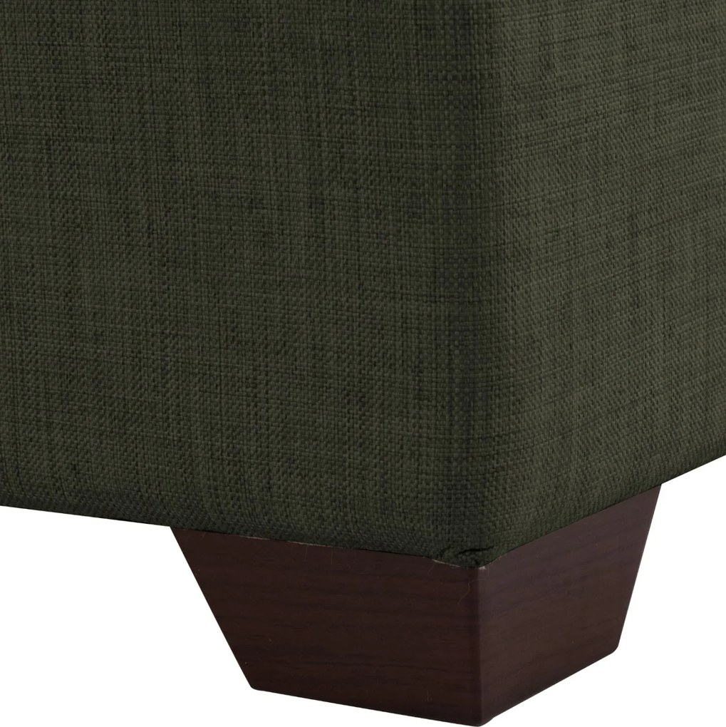 Καναπές Κρεβάτι Ghufran Γωνία Αναστρέψιμη Dark Olive 200x133x77Yεκ.