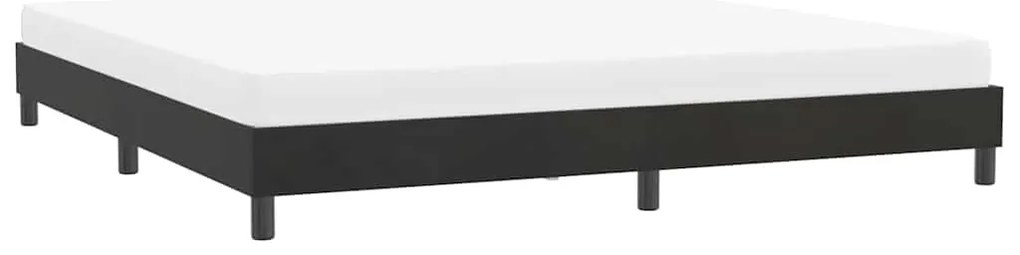 vidaXL Πλαίσιο κρεβατιού χωρίς στρώμα Μαύρο 180x210 cm Βελούδινο
