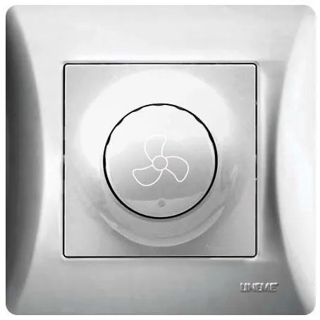 Διακόπτης Ταχύτητας Ανεμιστήρα 500W Ασημί H-Series 50-00112-5 Lineme 50-00112-5