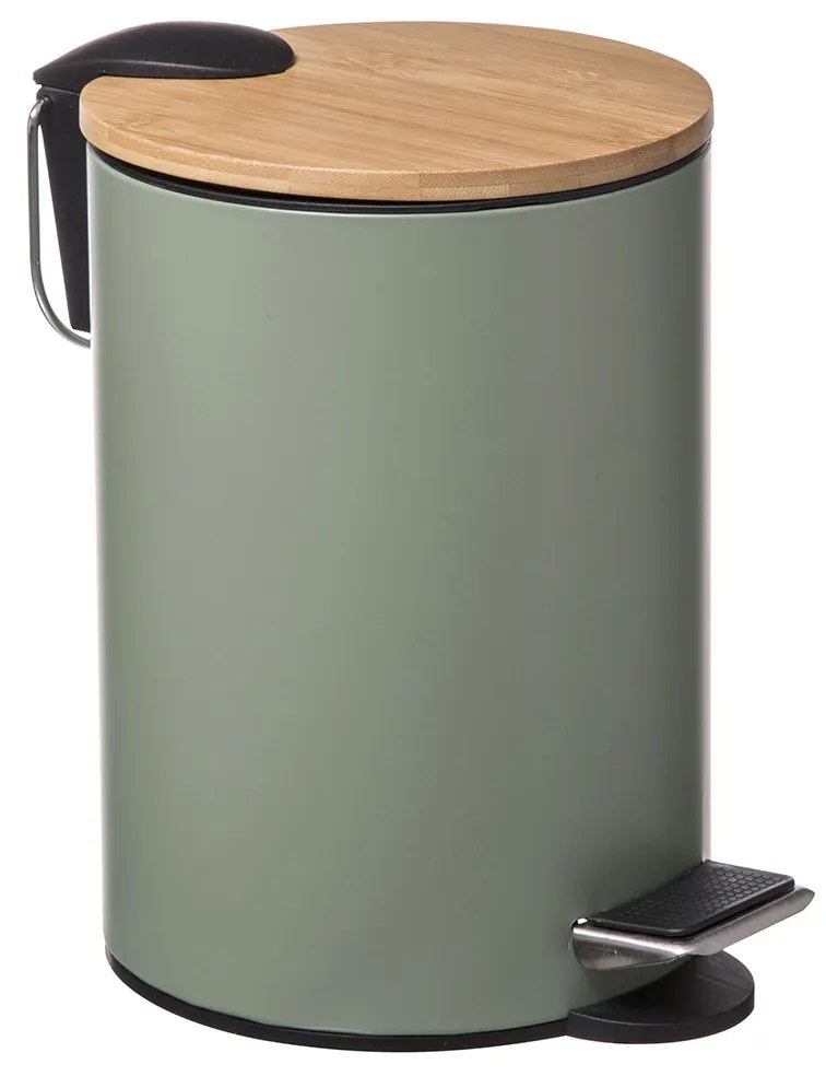 Κάδος Απορριμμάτων Μπάνιου (Φ17x24) F-V 3lt Trio Khaki 174572B