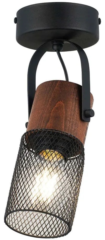 Φωτιστικό Οροφής - Σποτ Lema 341LCA1125 10x27cm 1xE27 40W Black Opviq
