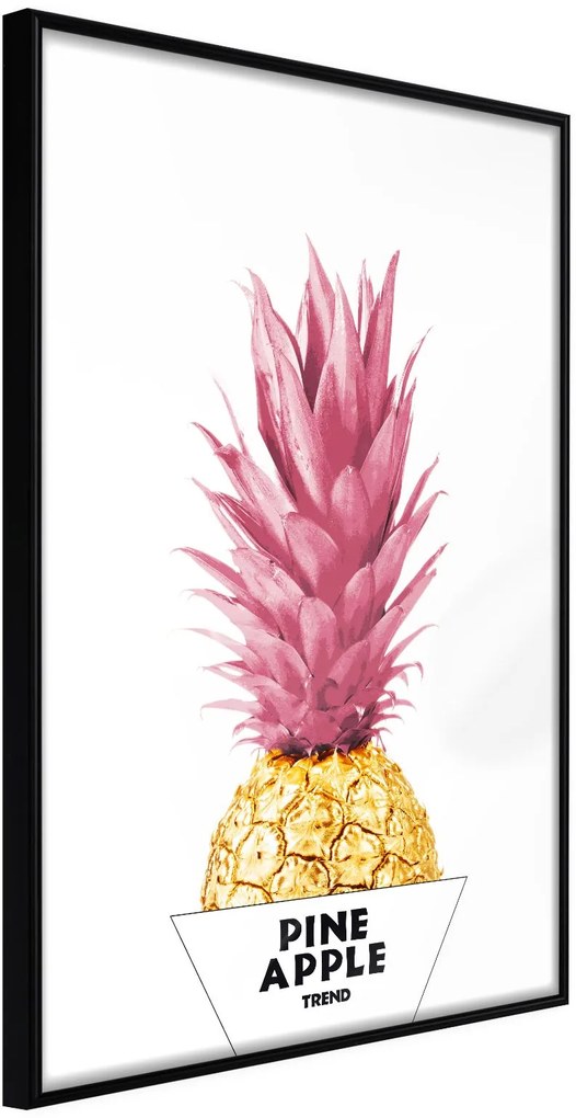 Αφίσα - Trendy Pineapple - 20x30 - Μαύρο - Χωρίς πασπαρτού