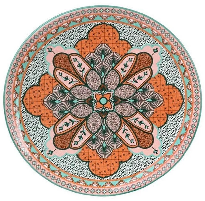 Πιατέλα Σερβιρίσματος Στρογγυλή Pelagie DR0478 31cm Multi Casa Domani Ceramic