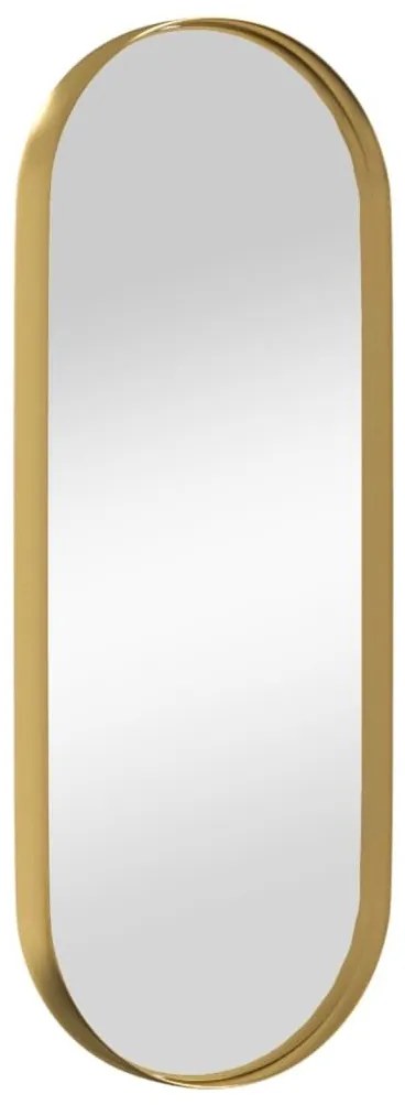 Καθρέφτης Επιτοίχιος Οβάλ Χρυσός 15 x 40 εκ. - Χρυσό