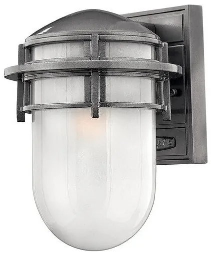 Απλίκα Φωτιστικό Τοίχου 1xE27 IP44 27cm Reef Elstead Lighting-HK-REEF-SM-HE-Γκρι HK-REEF-SM-HE