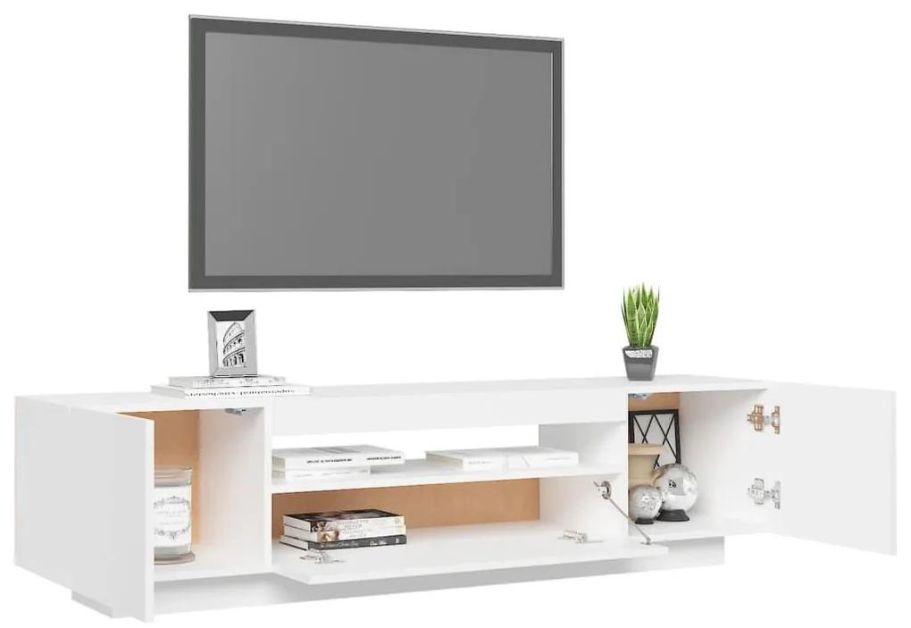 Έπιπλο Τηλεόρασης με LED Λευκό 160 x 35 x 40 εκ. - Λευκό