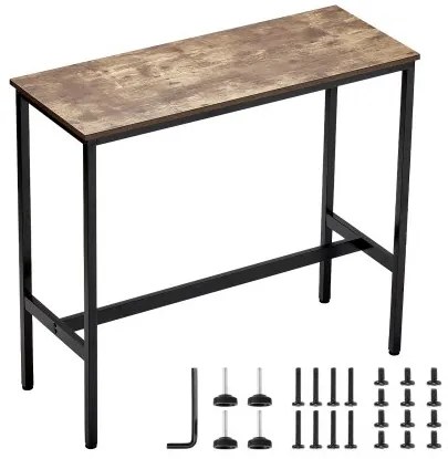VEVOR Bar Table Height Pub Table Cocktail Counter Kitchen Dining 39x16x35.5 in