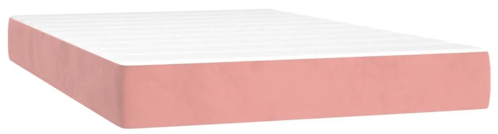 ΚΡΕΒΑΤΙ BOXSPRING ΜΕ ΣΤΡΩΜΑ ΡΟΖ 120X200 ΕΚ. ΒΕΛΟΥΔΙΝΟ 3137838