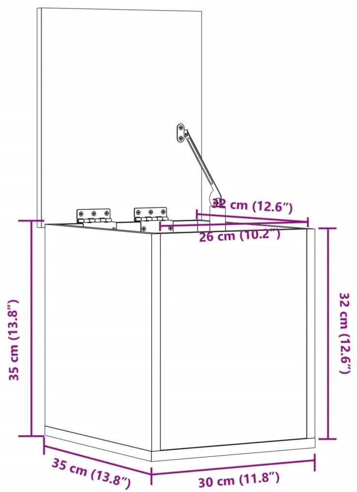 ΚΟΥΤΙ ΑΠΟΘΗΚΕΥΣΗΣ ΛΕΥΚΟ 30 X 35 X 35 ΕΚ. ΑΠΟ ΕΠΕΞΕΡΓΑΣΜΕΝΟ ΞΥΛΟ 840667