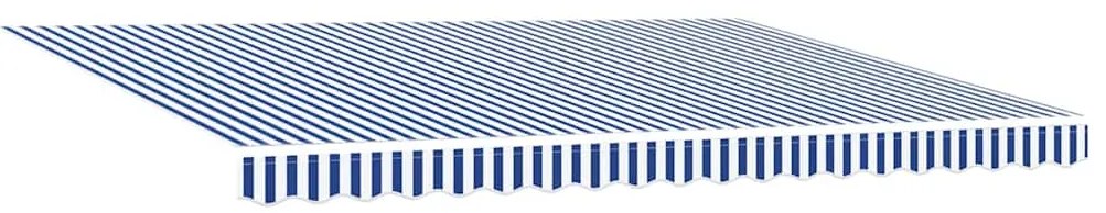 vidaXL Σκηνίτσα Αναδιπλούμενη Μπλε και άσπρο 450 x 300 εκ