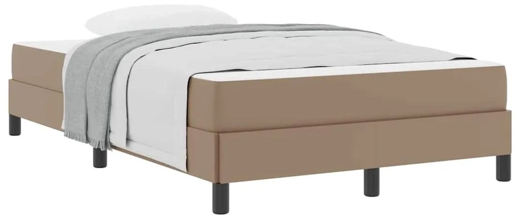 vidaXL Κρεβάτι Άλλο Καπουτσίνο 120 x 200 cm Τεχνητό δέρμα