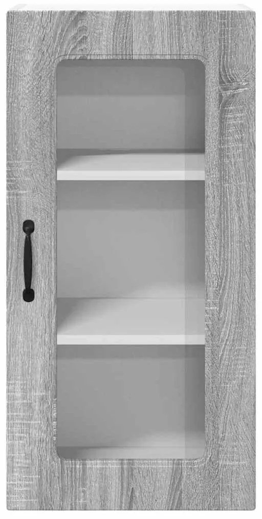 vidaXL Ντουλάπα Κουζίνας Kalmar 2 pcs Γκρίζο Σονομα 40 x 31 x 80 εκ.