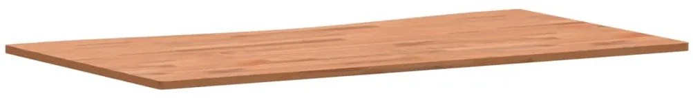 vidaXL Επιφάνεια Εργασίας 110x(55-60)x1,5 εκ. από Μασίφ Ξύλο Οξιάς