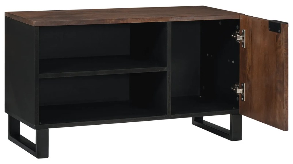 vidaXL Ντουλάπι Τηλεόρασης 80x31.5x46 cm Μασίφ Ξύλο Μανγκό&Μηχανικώς Κατασκευασμένο Ξύλο