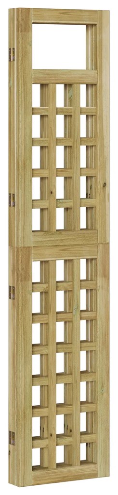 vidaXL Εξωτερική Οθόνη 120x180 cm Μασίφ Ξύλο Πεύκου