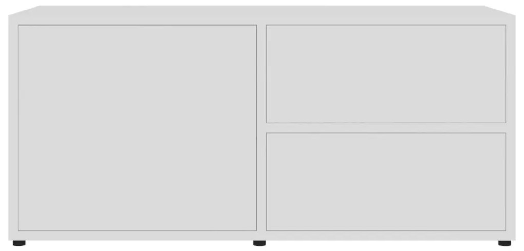 Έπιπλο Τηλεόρασης Λευκό 80 x 34 x 36 εκ. από Επεξ. Ξύλο - Λευκό