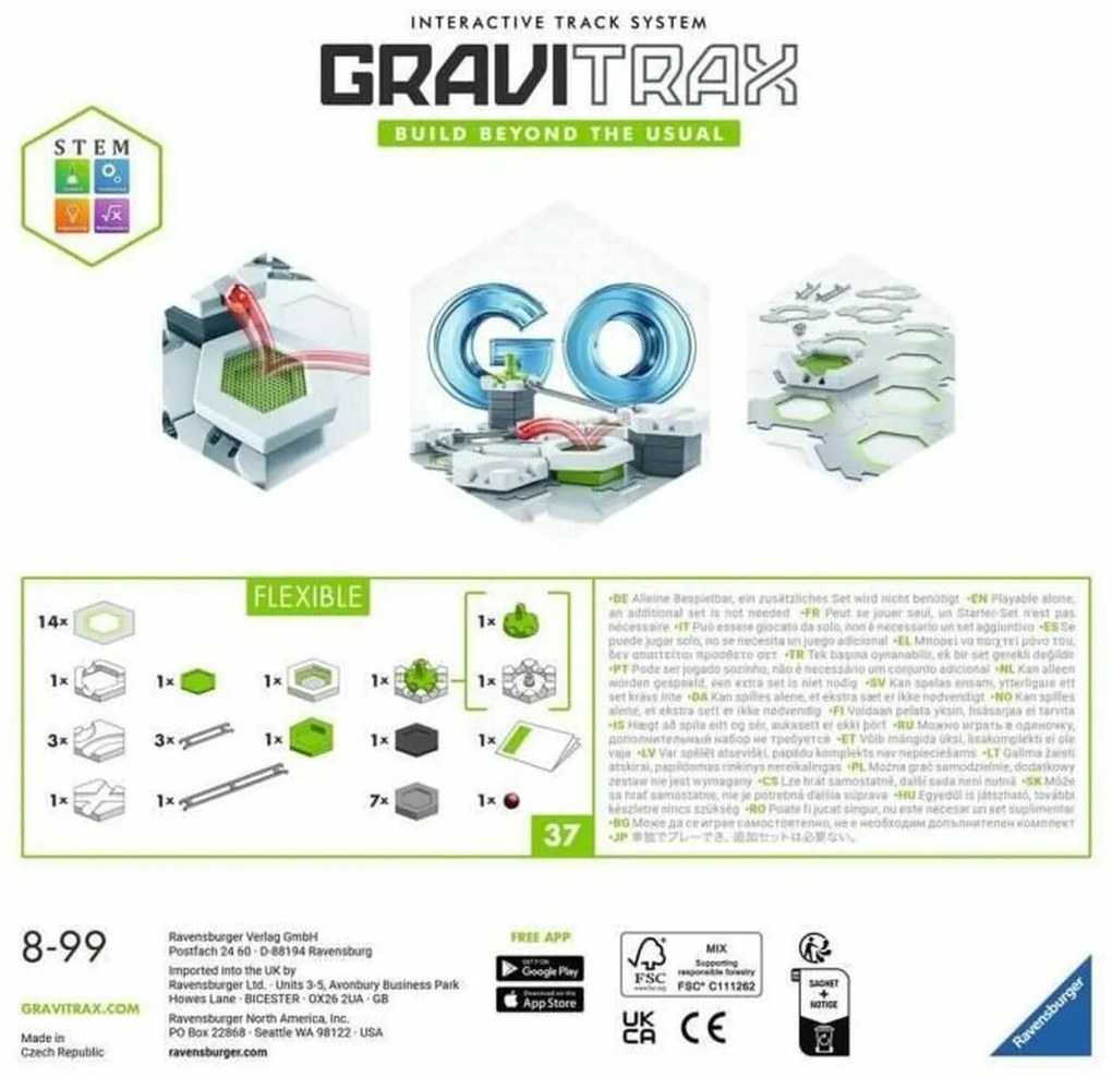 Επιτραπέζιο Παιχνίδι Ravensburger Gravitrax GO Flexible